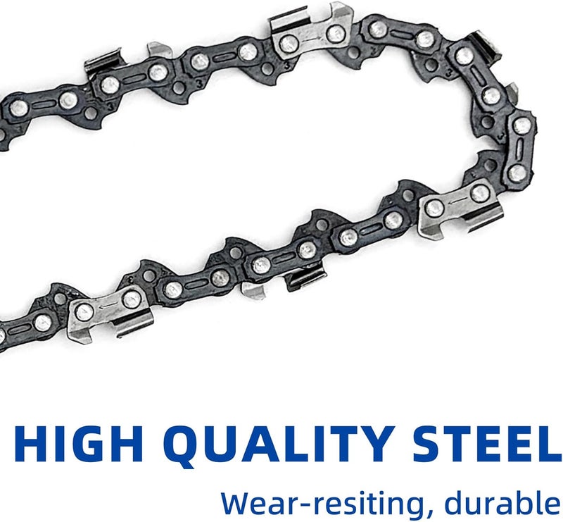 Fifchall 18 Inch Chainsaw Guide Bar and Chains 62 Drive Links, 3/8" LP Pitch, 050" Gauge, 18-Inch Replacement Chainsaw Chains Compatible with Husqvarna, Echo, Poulan, Craftsman and more (1 Bar + 3 Chains) - Image 5